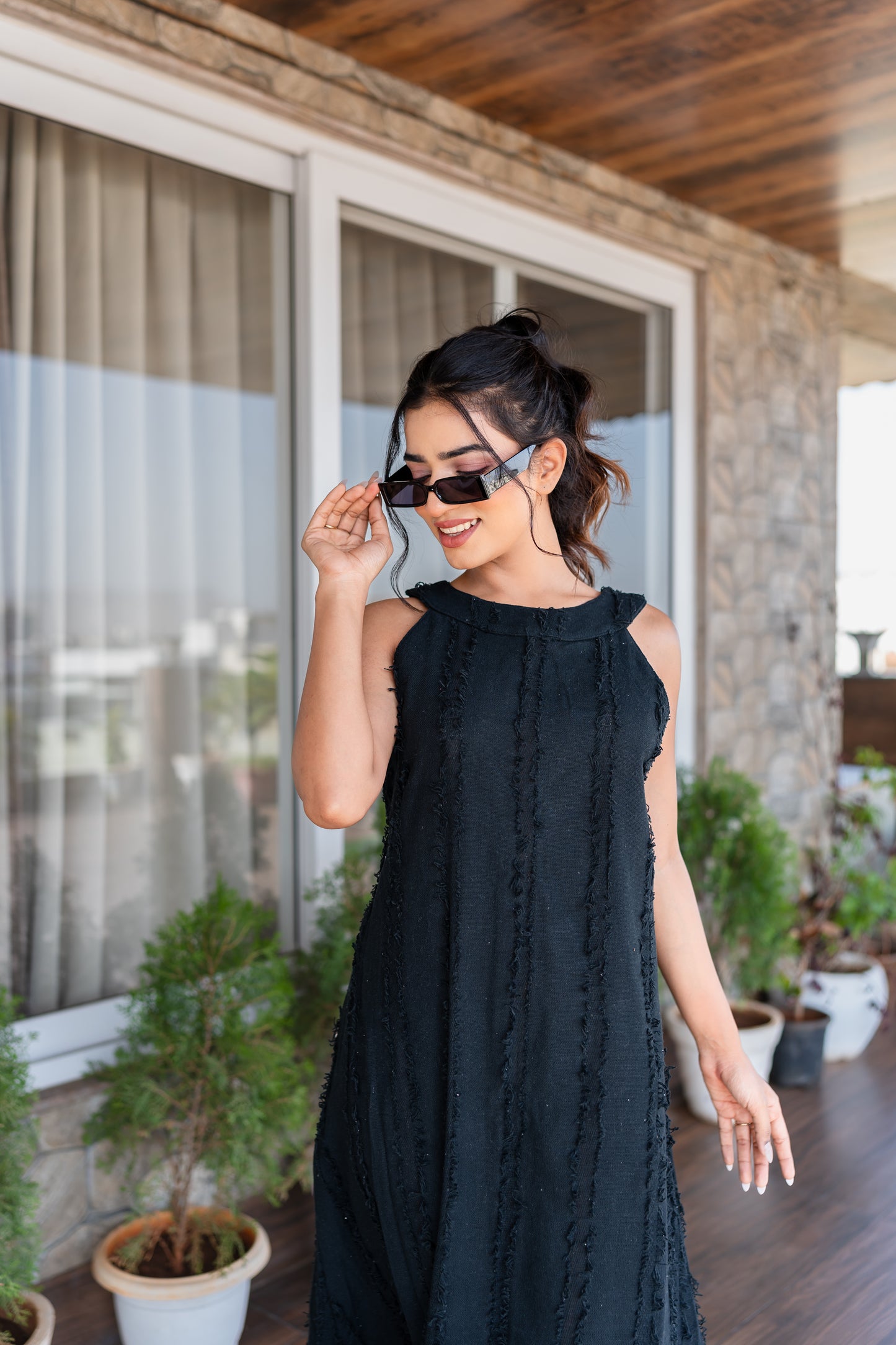 Black Necklace Dress