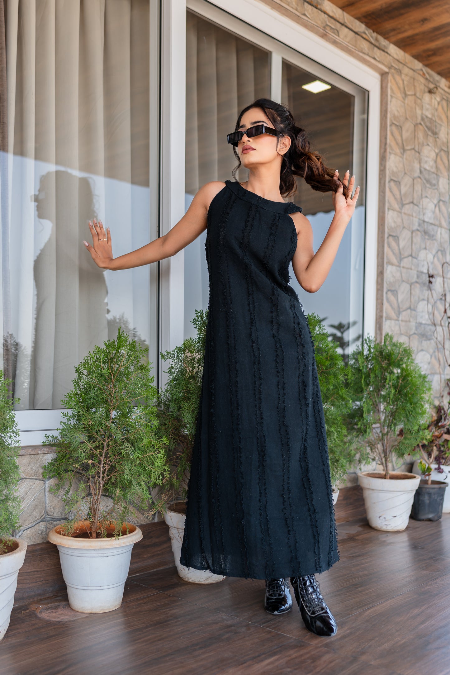 Black Necklace Dress