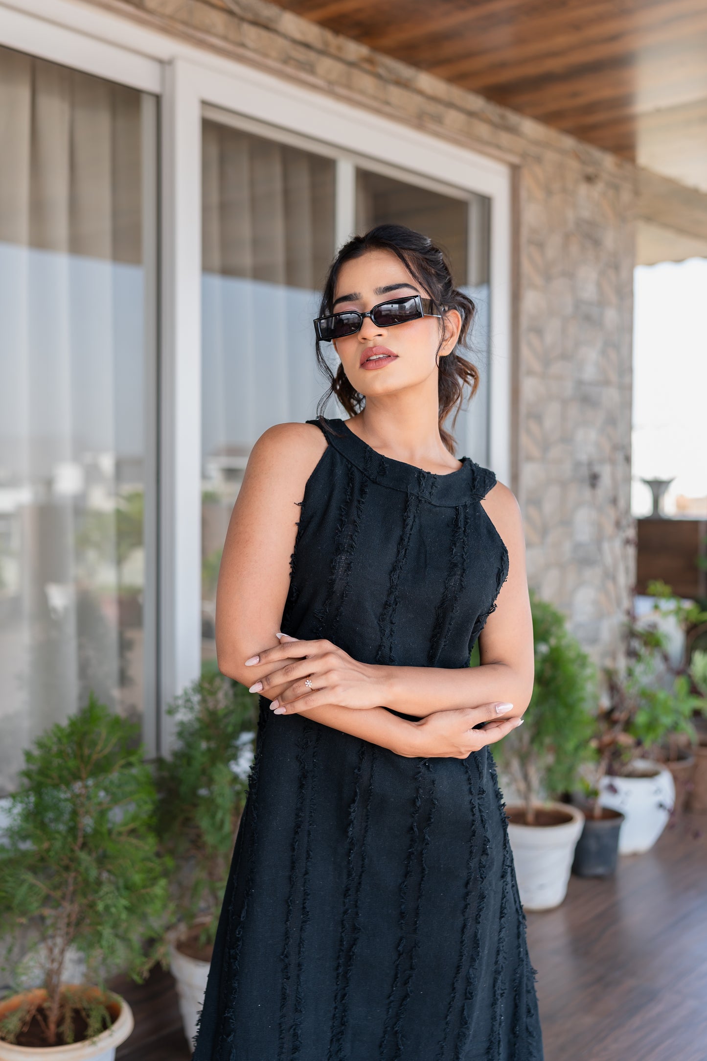 Black Necklace Dress